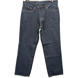 Old Navy Wow Loose Jeans Mens 33x30 Dark Rinse Blue Built-In Tough 393969-00